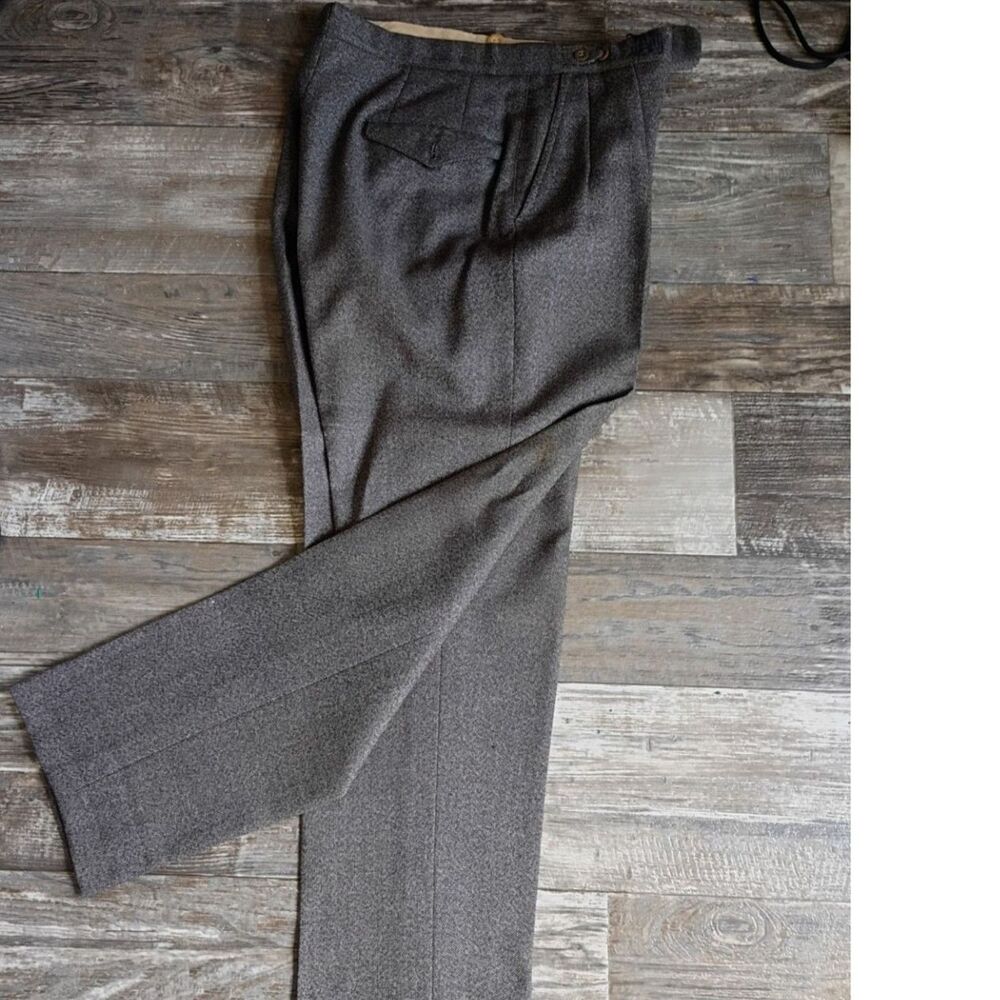 Vintage Men's 2-Piece Suit Alexandre Mid Century Herringbone Tailored 30x30.5 - Picture 10 of 11